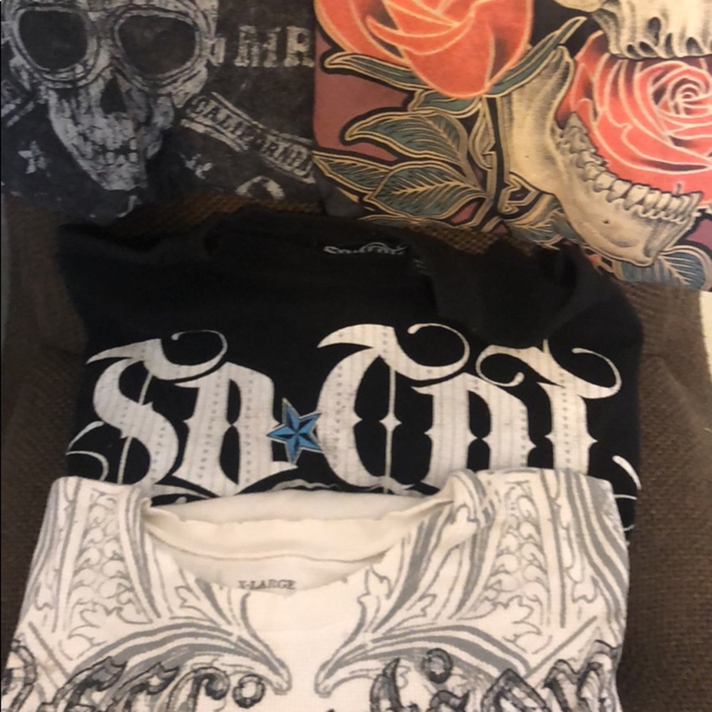 4 shirts
